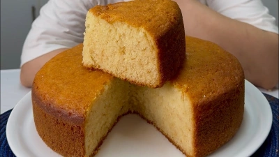 كيكة الزبادي الإسفنجية (زي النايتي)