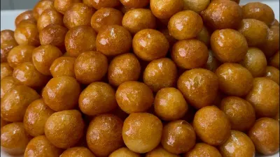 زلابية مقرمشة (لقيمات) سهلة ومضمونة